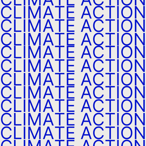 Climate Action Decorative Text